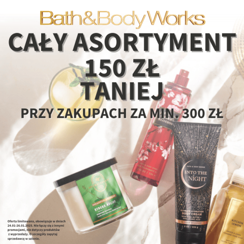 CAŁY ASORTYMENT 150 ZŁ TANIEJ!