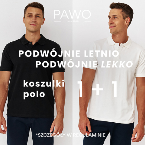 Letnia promocja polo 1+1 w salonie PAWO!