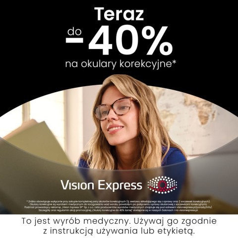 Superoferta na okulary korekcyjne w Vision Express!