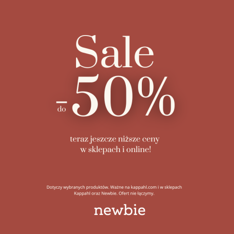W Newbie teraz jeszcze niższe ceny na SALE do -50%