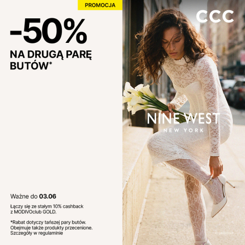 W CCC -50% na drugą parę butów!