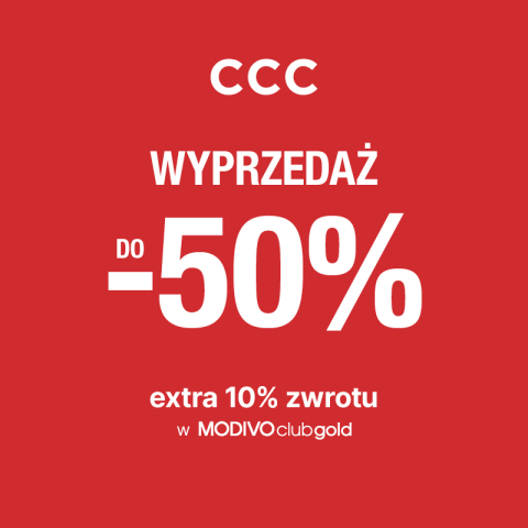 Wyprzedaż w CCC! Tysiące produktów aż do -50% taniej!