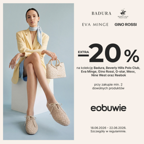EXTRA -20% W EOBUWIE!