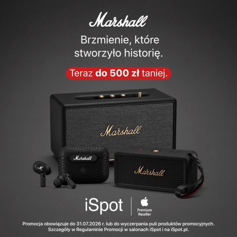 Marshall taniej w iSpot!
