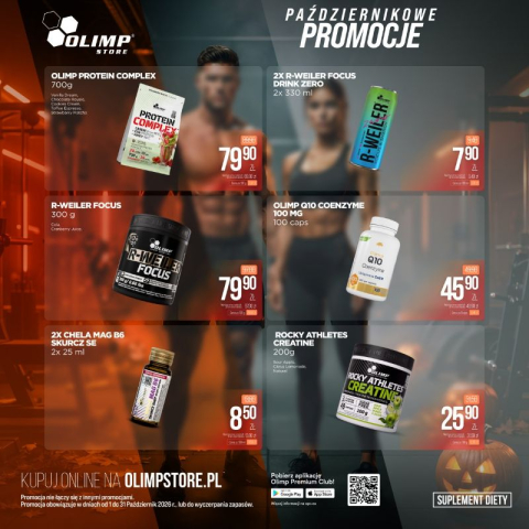 PAŹDZIERNIKOWE PROMOCJE W OLIMP STORE!