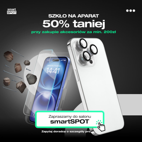 OKAZJA! SZKŁO NA APARAT AŻ 50% TANIE