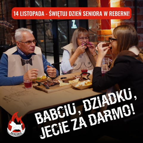 Dzień Seniora - jesz za darmo!