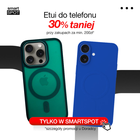 Etui 30% taniej! Zrób zakupy za min. 200zł i zgarnij rabat 