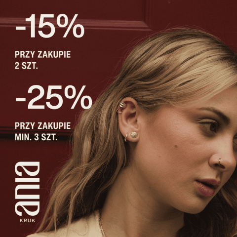 -15% przy zakupie 2 sztuk i -25% od 3 sztuk!