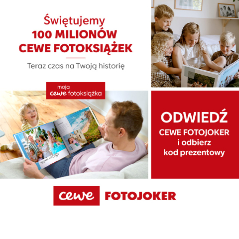 Świętuj z nami dni CEWE FOTOKSIĄŻKI