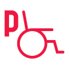 Car parking spaces for the disabled