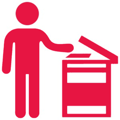 Self-service printer